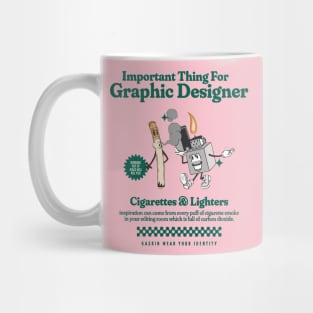 cigarette and lighter Mug